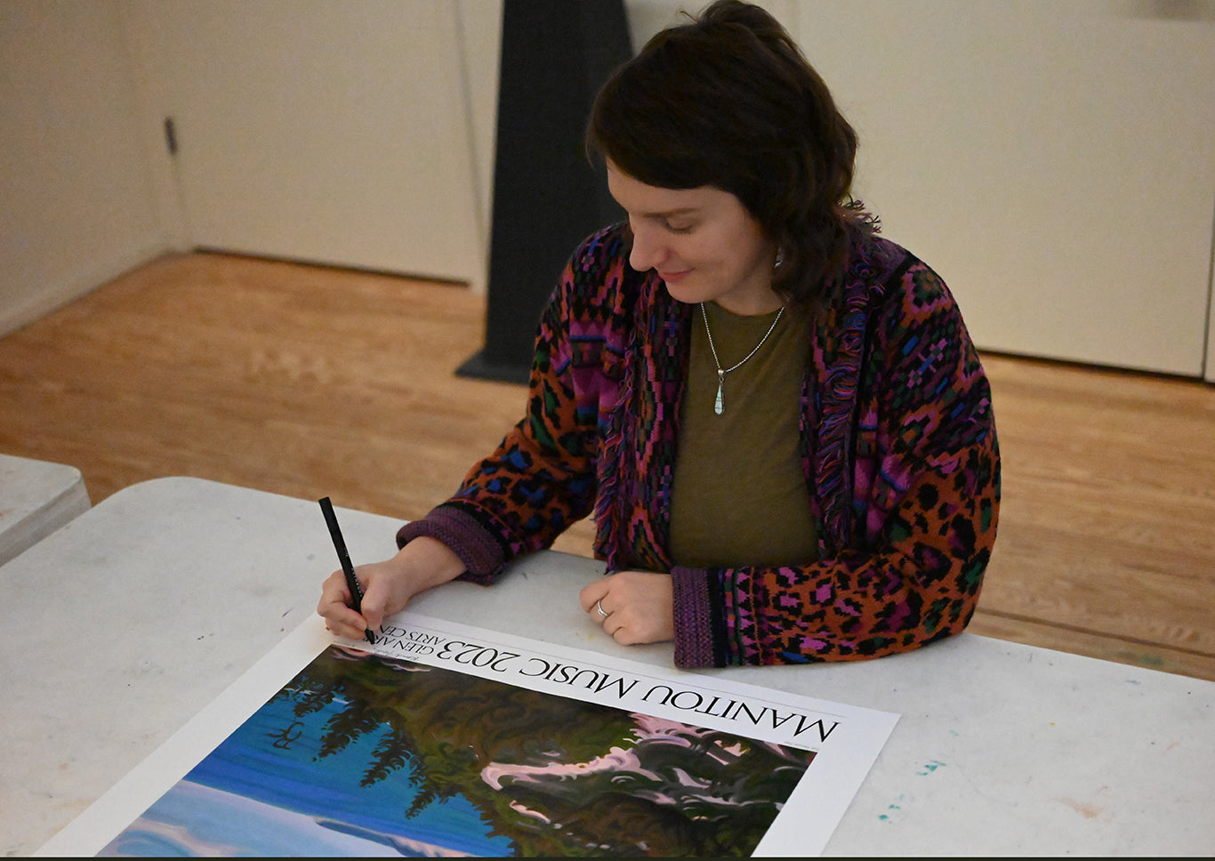 Manitou Music Festival Poster Winner - Glen Arbor Arts Center - Glen A