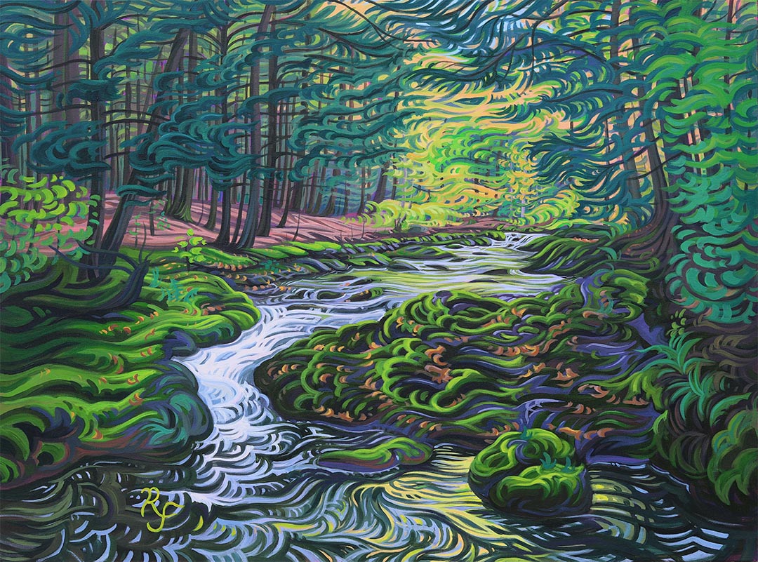Landscape River Paintings For Your Bedroom That Symbolize Nature’s Vitality And Balance