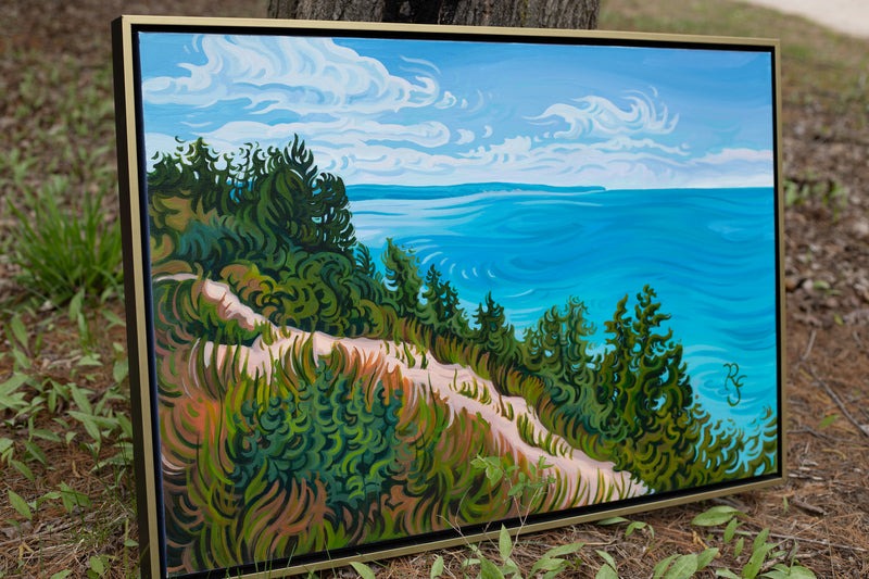 The Inspiration Behind The Empire Bluff Trail Painting