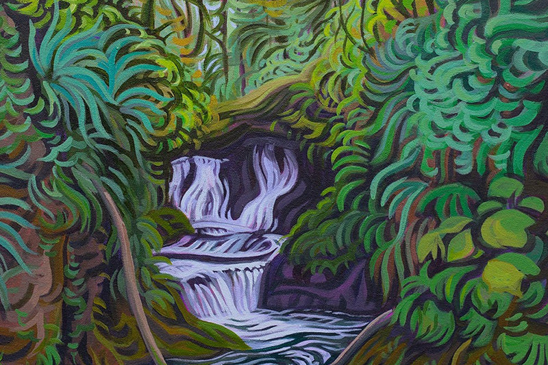 Waterfall Painting: Evoking Serenity And Peace In Your Home