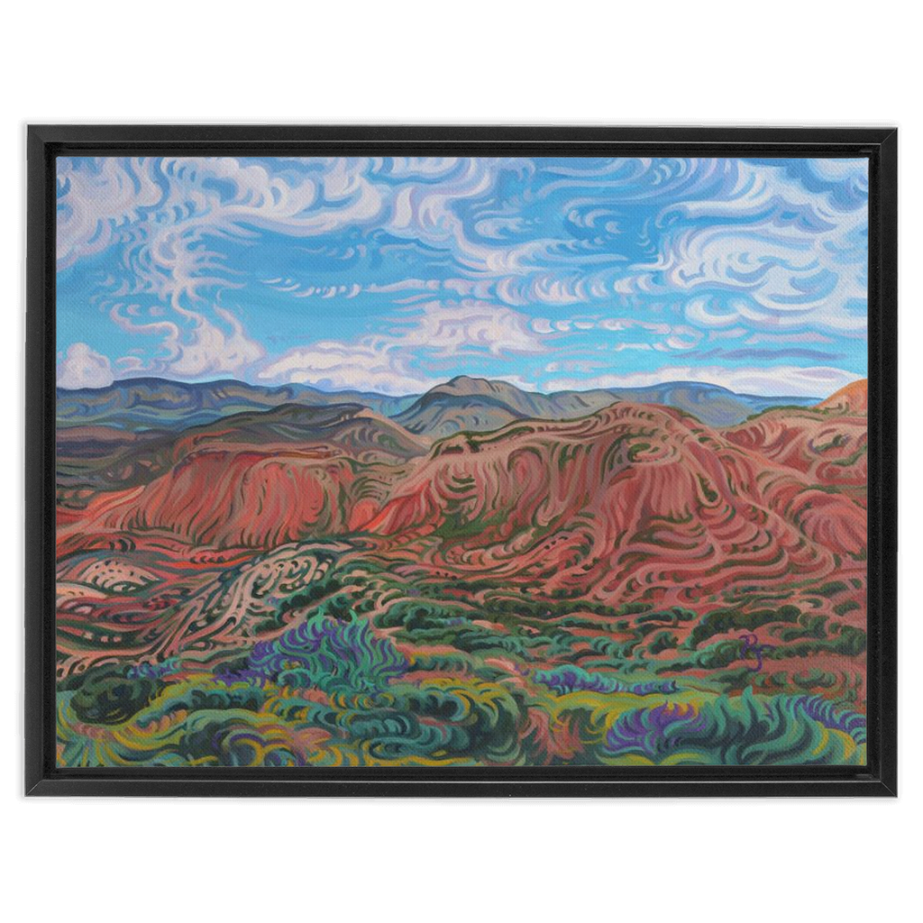 Utah Life- Framed Canvas Print