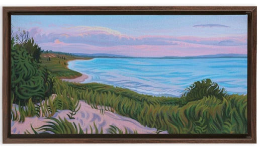 Water's Edge Framed Canvas Print