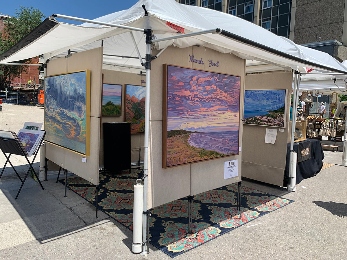 road side painting show
