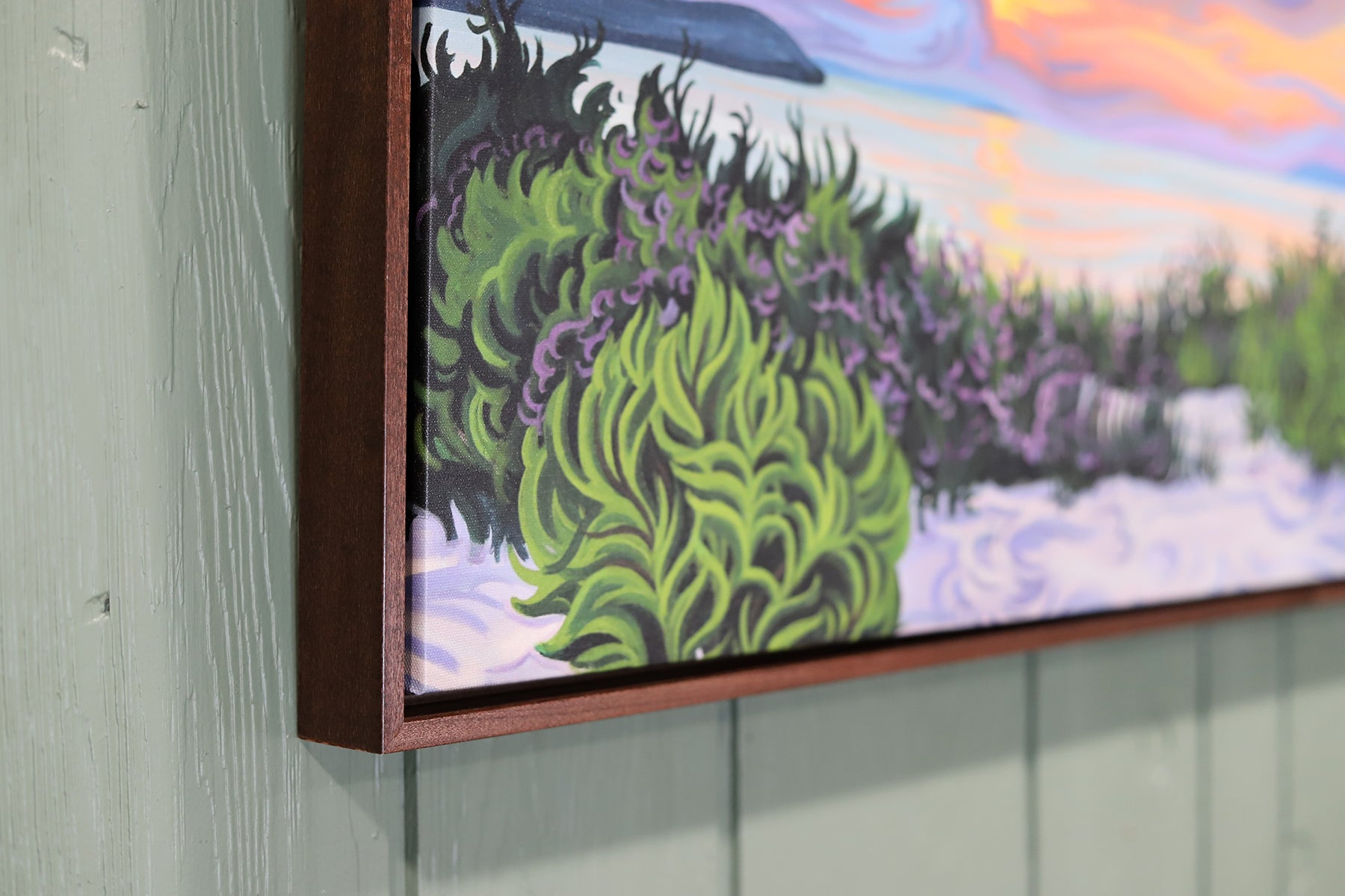 Empire Bluff and Sleeping Bear Dunes Framed Canvas Print- "Higher Places"