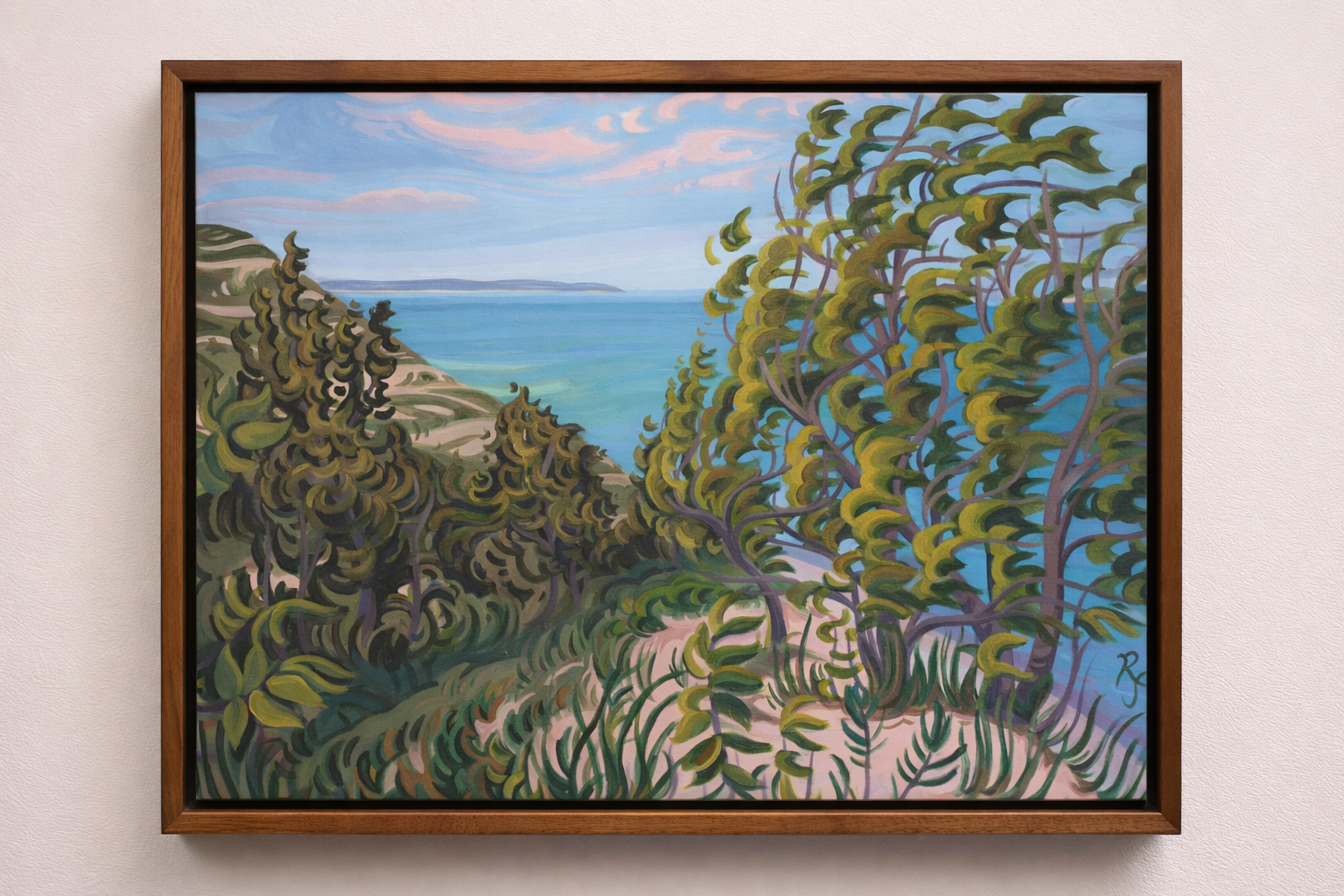 Sleeping Bear Dunes Art, 30" x 40"- “Pyramid Point Meadows”