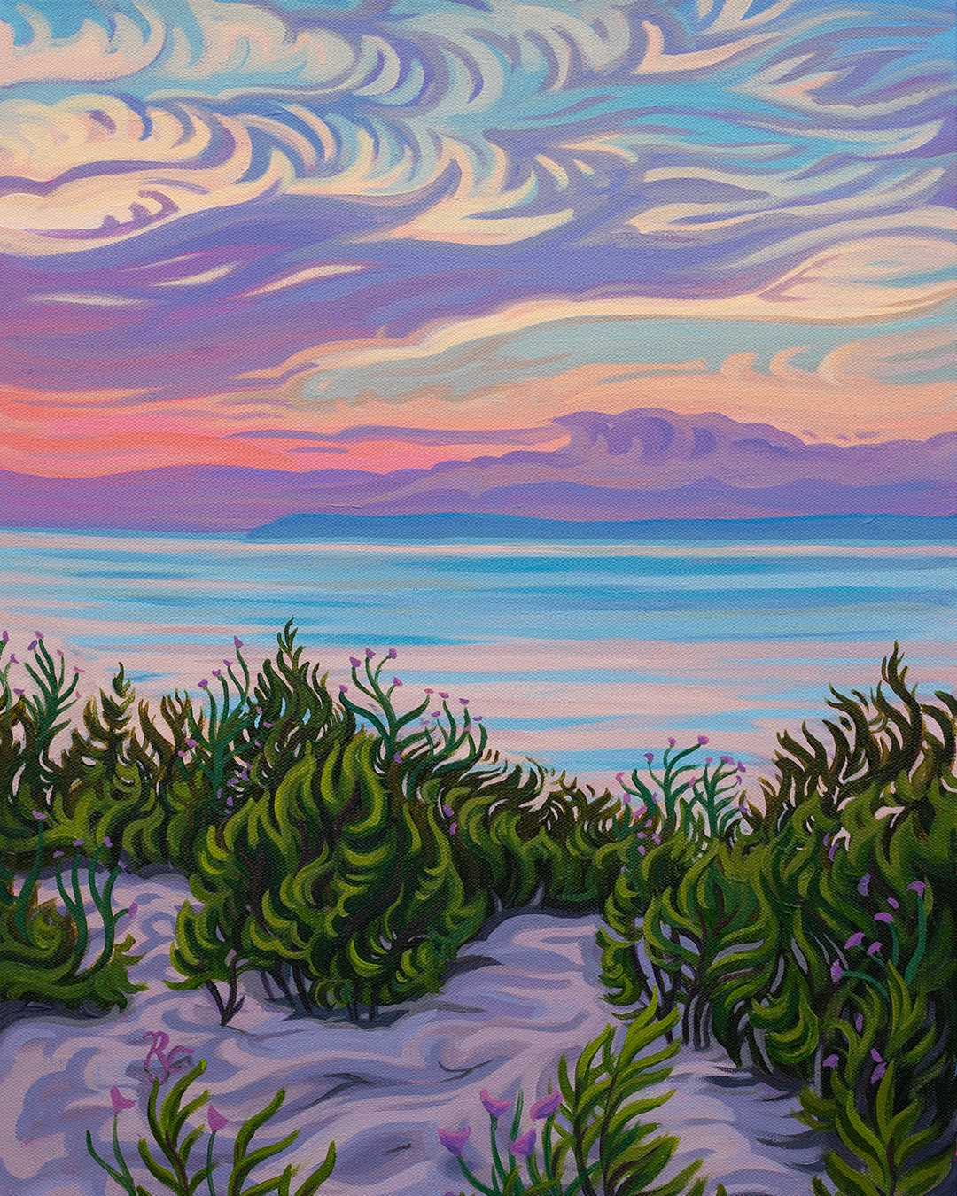 Dream 20” x 16” Beach Sunset