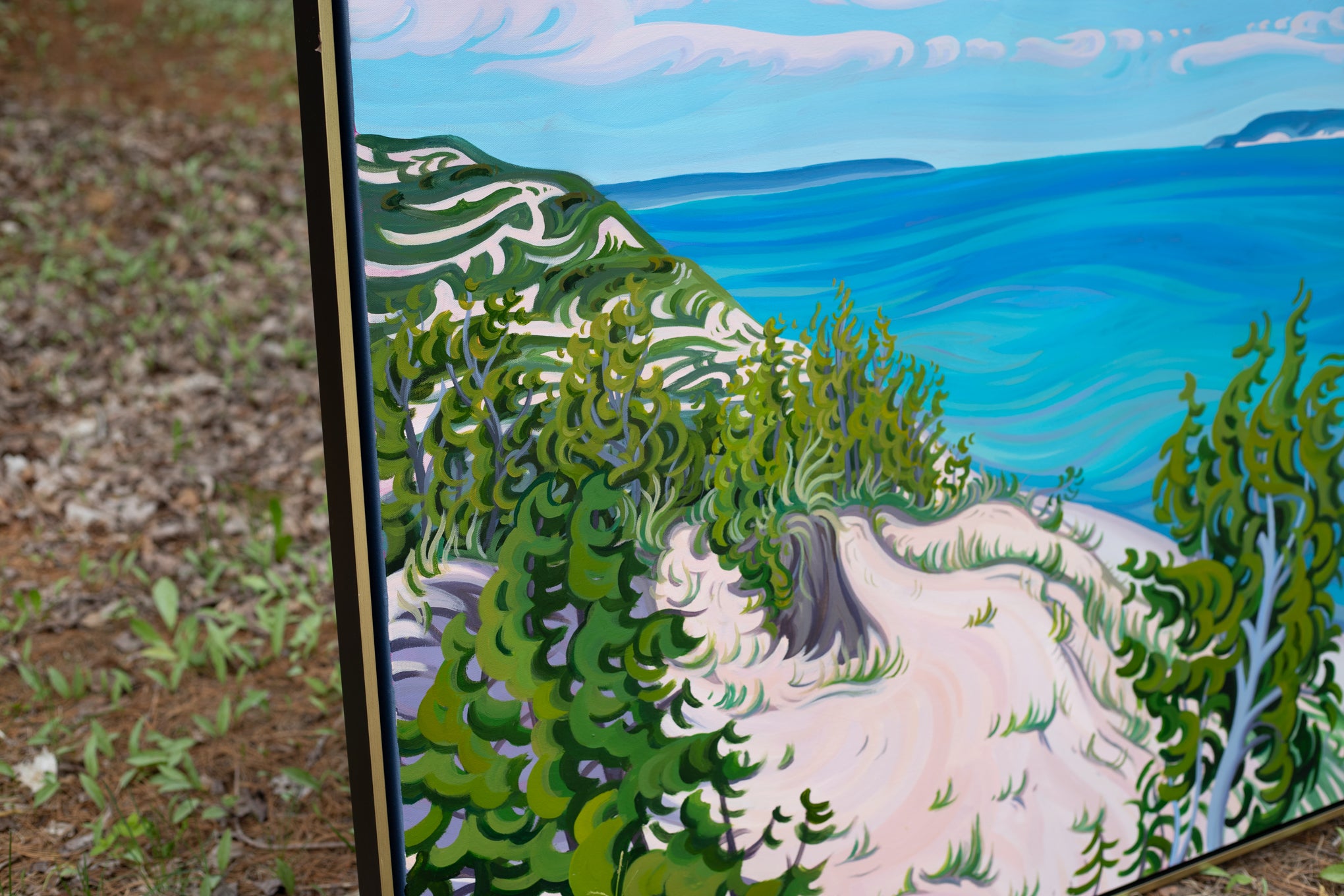 Sleeping Bear Dunes Painting 40" x 50" - “Love's Dream”
