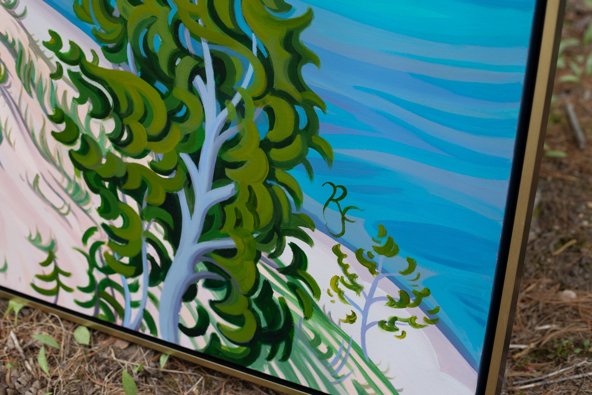 Sleeping Bear Dunes Painting 40" x 50" - “Love's Dream”