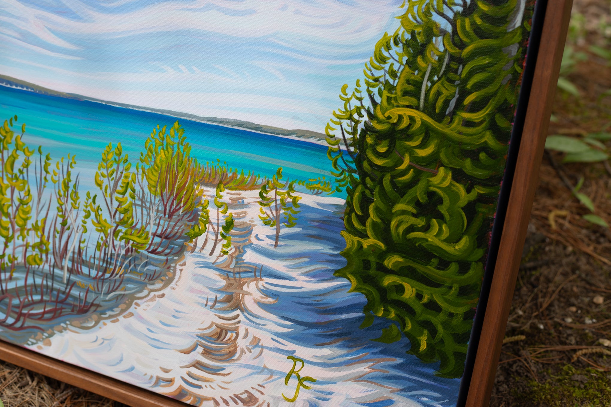 Soft Beaches 16" x 20" Petoskey Beaches