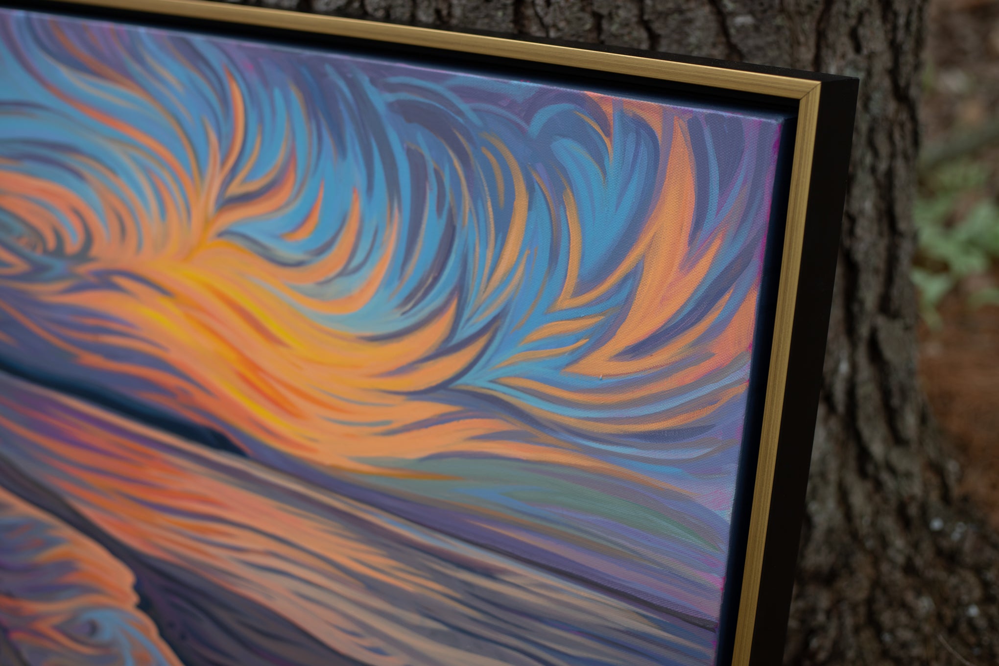 Winter Solstice 24" x 36" Beach Sunset