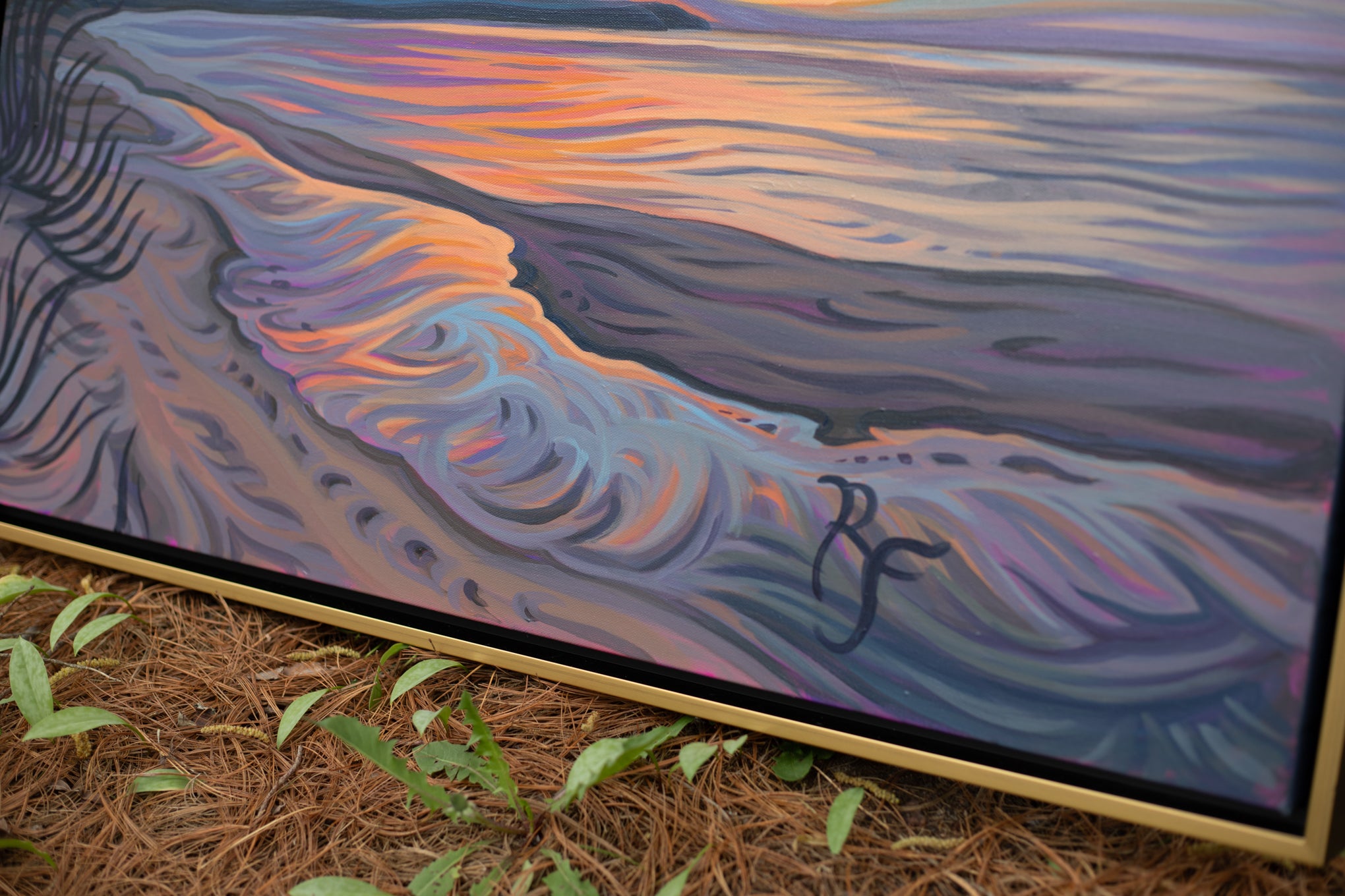Winter Solstice 24" x 36" Beach Sunset