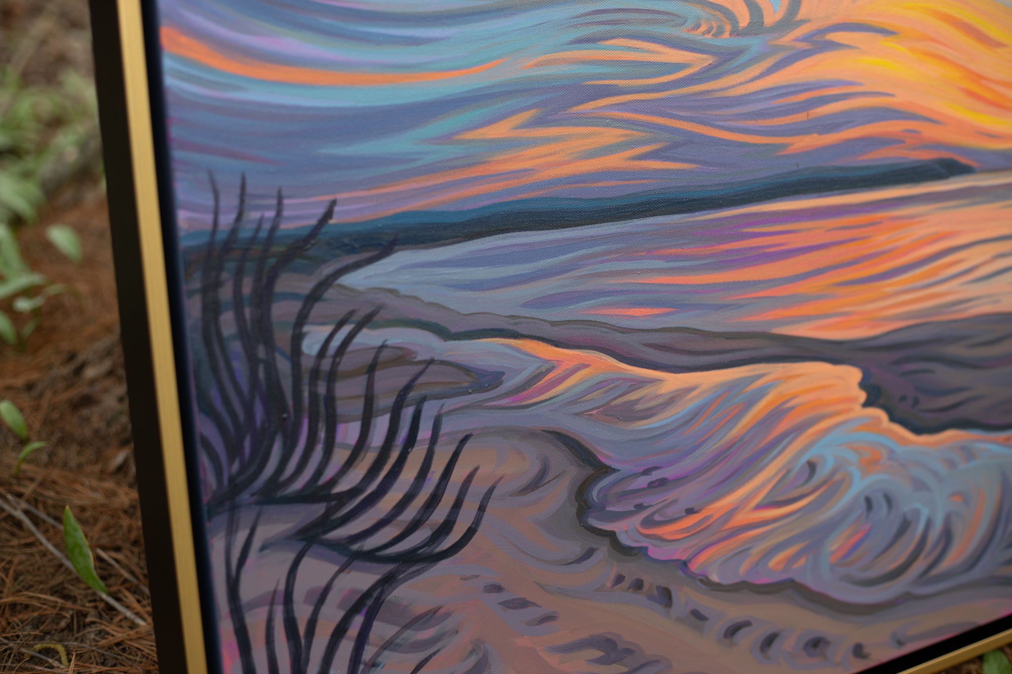 Winter Solstice 24" x 36" Beach Sunset