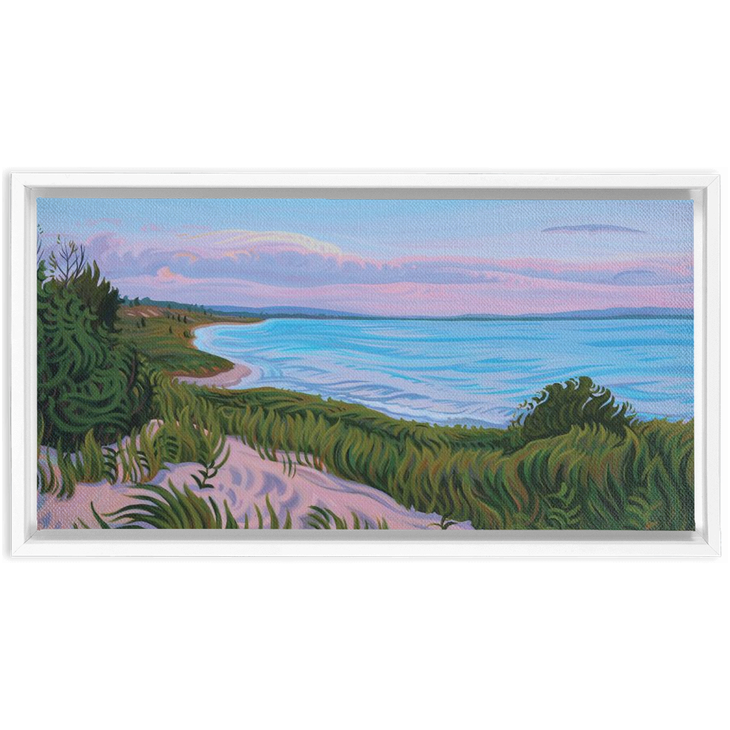 Water's Edge Framed Canvas Print