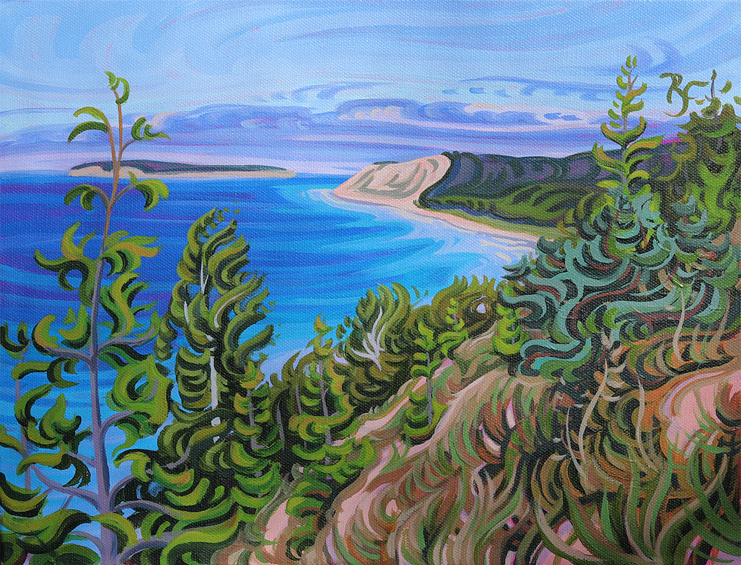 Empire Life 11"x14" Empire Bluff, Sleeping Bear Dunes, Michigan