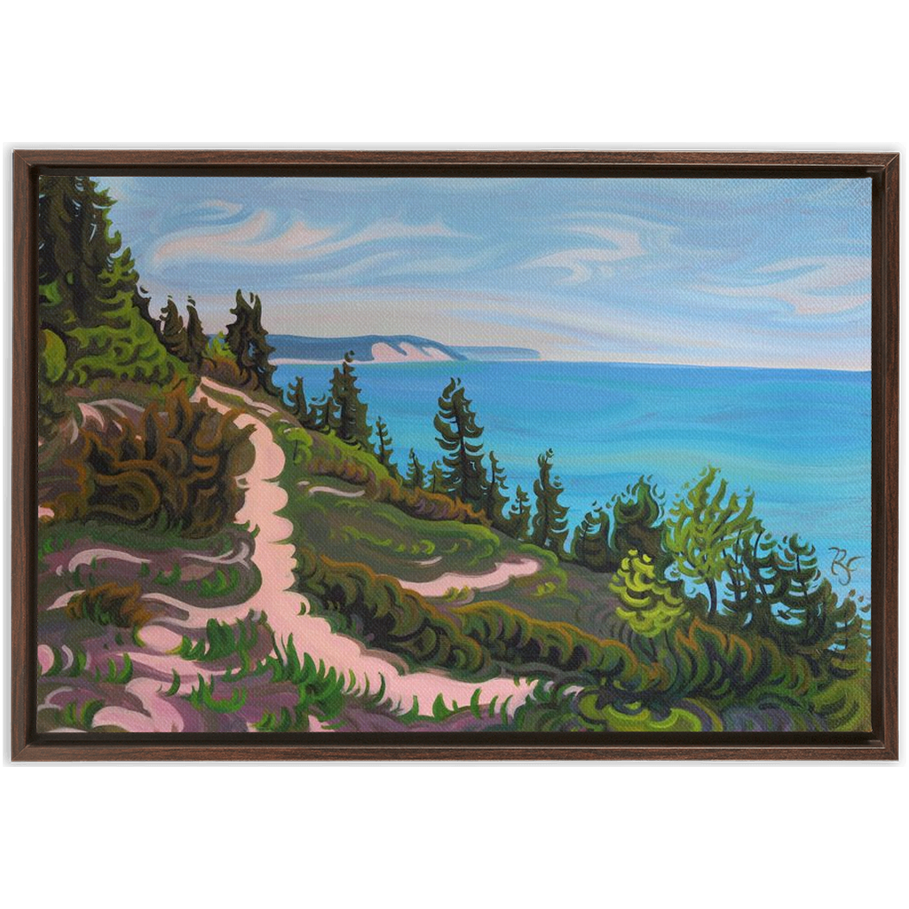 Sleeping Bear Dunes Painting, Arcadia Dunes Framed Canvas Prints - “Future Vision's”