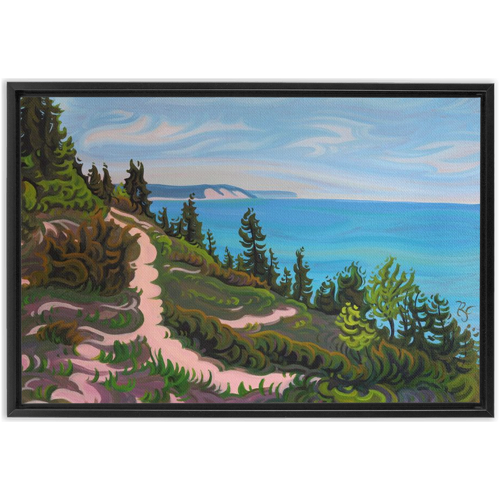 Sleeping Bear Dunes Painting, Arcadia Dunes Framed Canvas Prints - “Future Vision's”