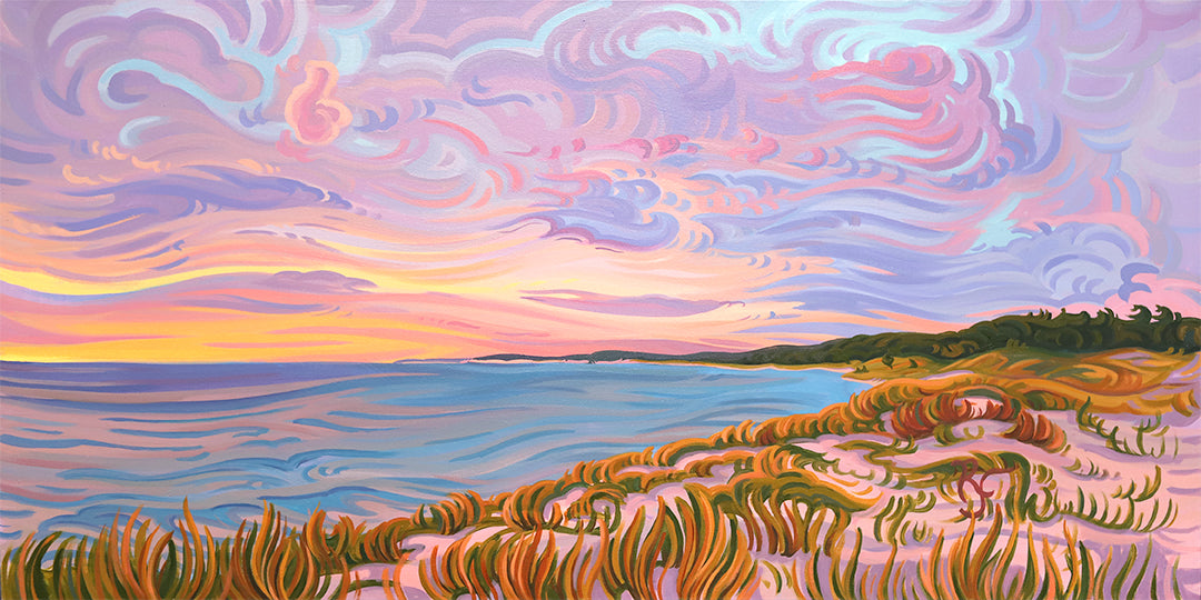 beach painting