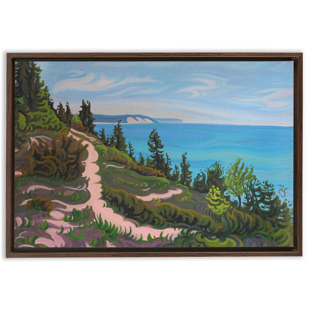Sleeping Bear Dunes Painting, Arcadia Dunes Framed Canvas Prints - “Future Vision's”