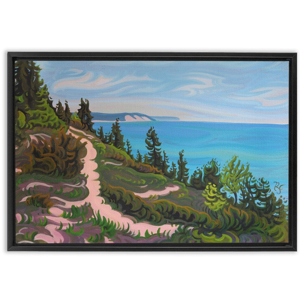 Sleeping Bear Dunes Painting, Arcadia Dunes Framed Canvas Prints - “Future Vision's”