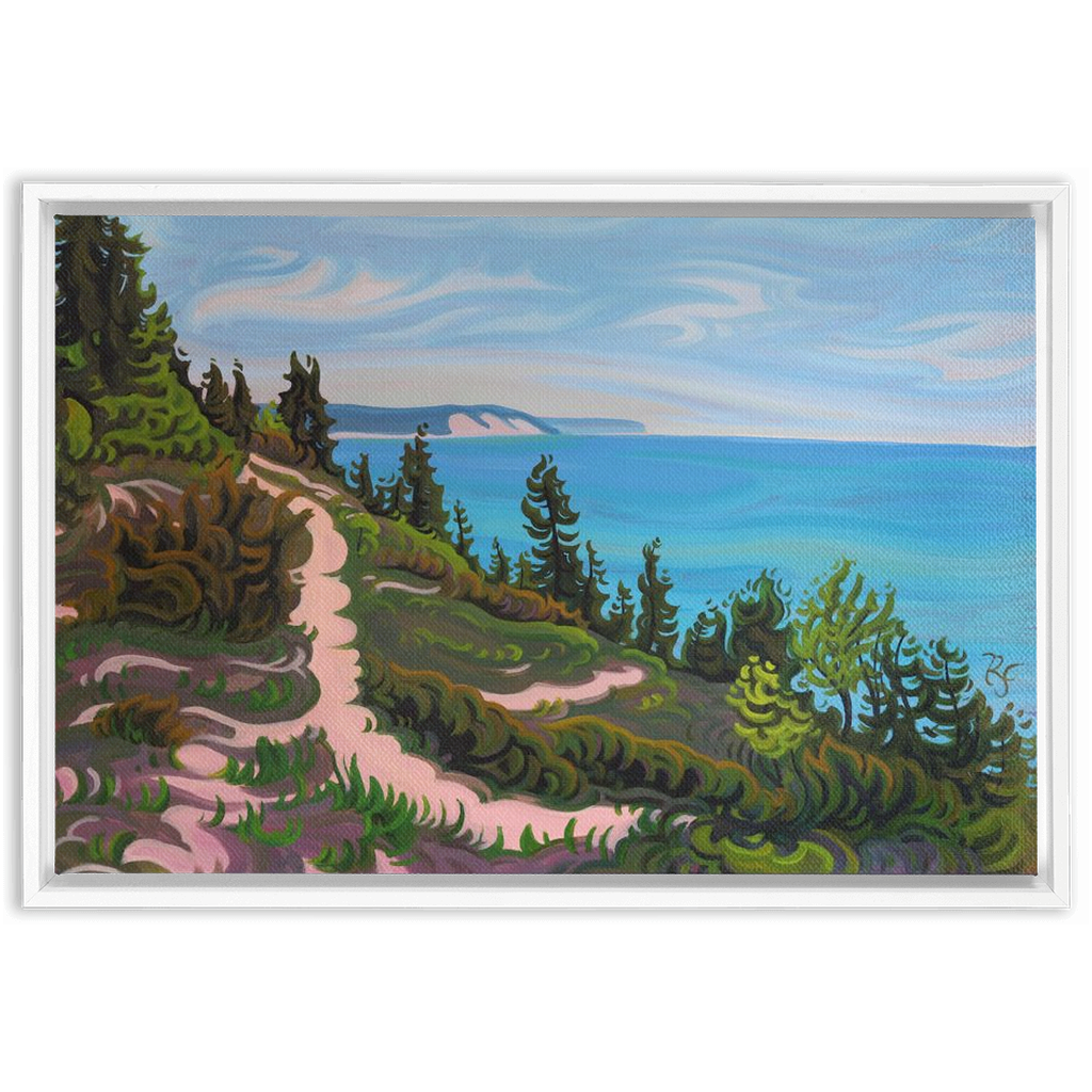 Sleeping Bear Dunes Painting, Arcadia Dunes Framed Canvas Prints - “Future Vision's”