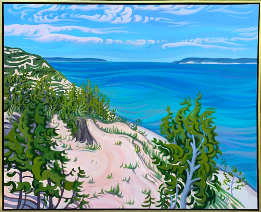 Sleeping Bear Dunes Painting 40" x 50" - “Love's Dream”