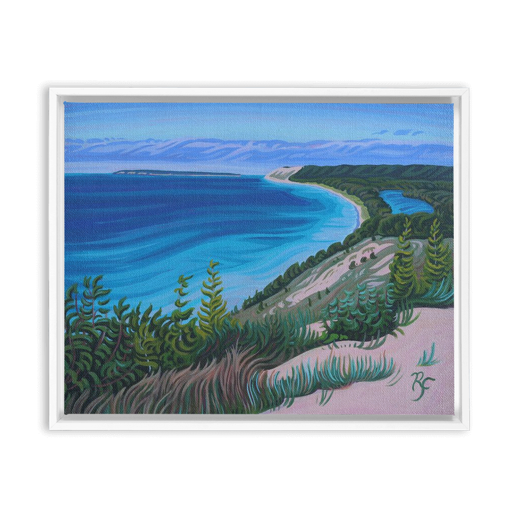 Empire Bluff Framed Canvas Print - Sacred Land