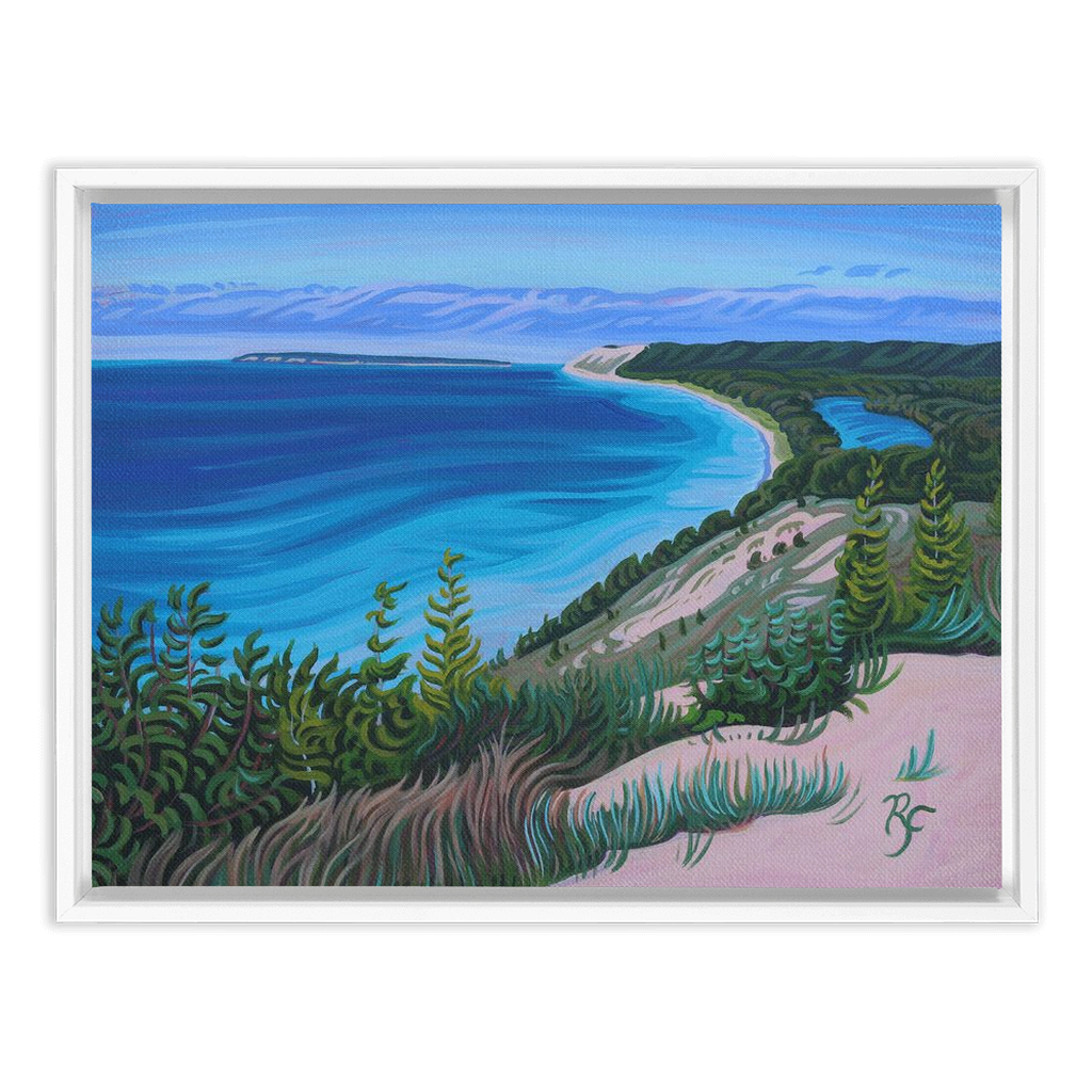 Empire Bluff Framed Canvas Print - Sacred Land