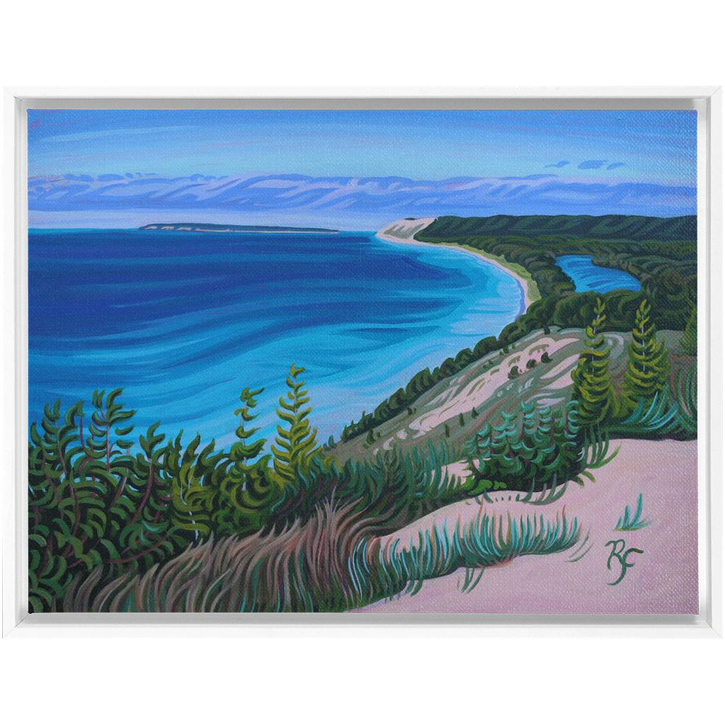 Empire Bluff Framed Canvas Print - Sacred Land