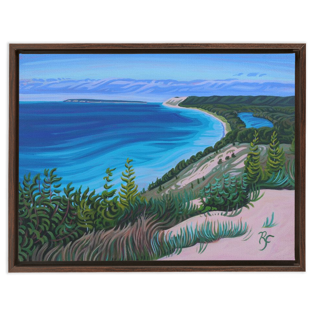 Empire Bluff Framed Canvas Print - Sacred Land