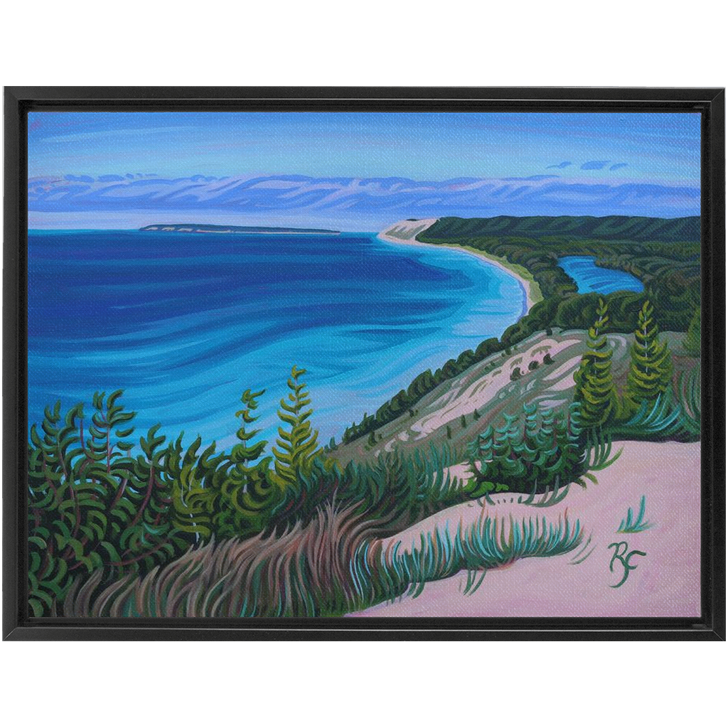 Empire Bluff Framed Canvas Print - Sacred Land