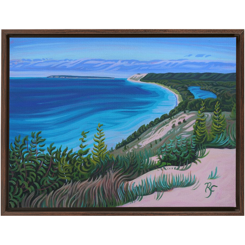 Empire Bluff Framed Canvas Print - Sacred Land