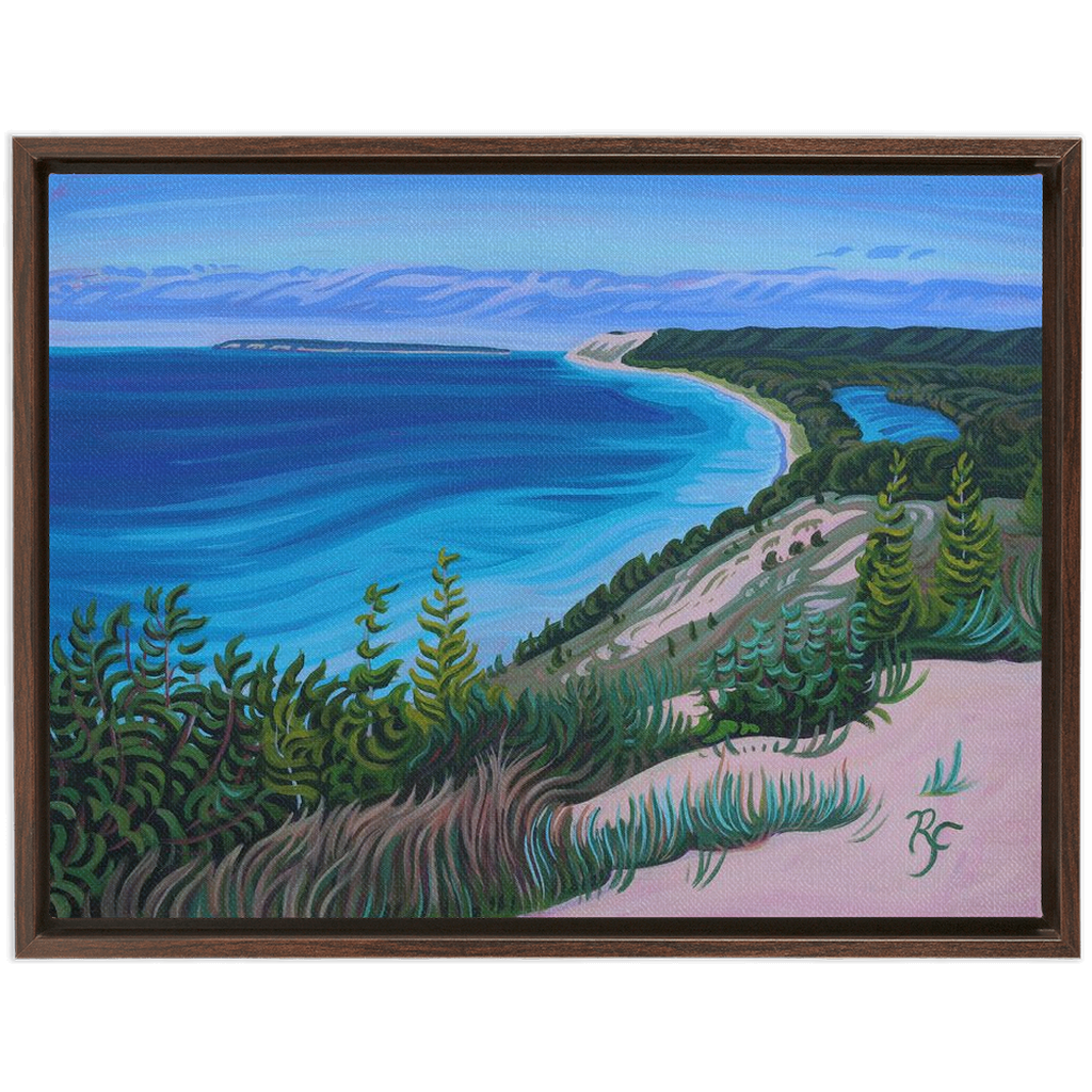 Empire Bluff Framed Canvas Print - Sacred Land