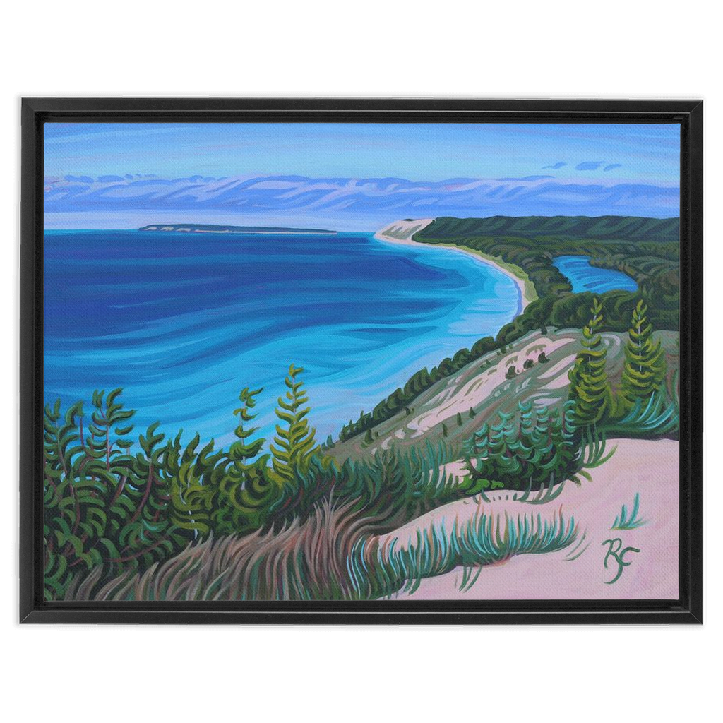 Empire Bluff Framed Canvas Print - Sacred Land