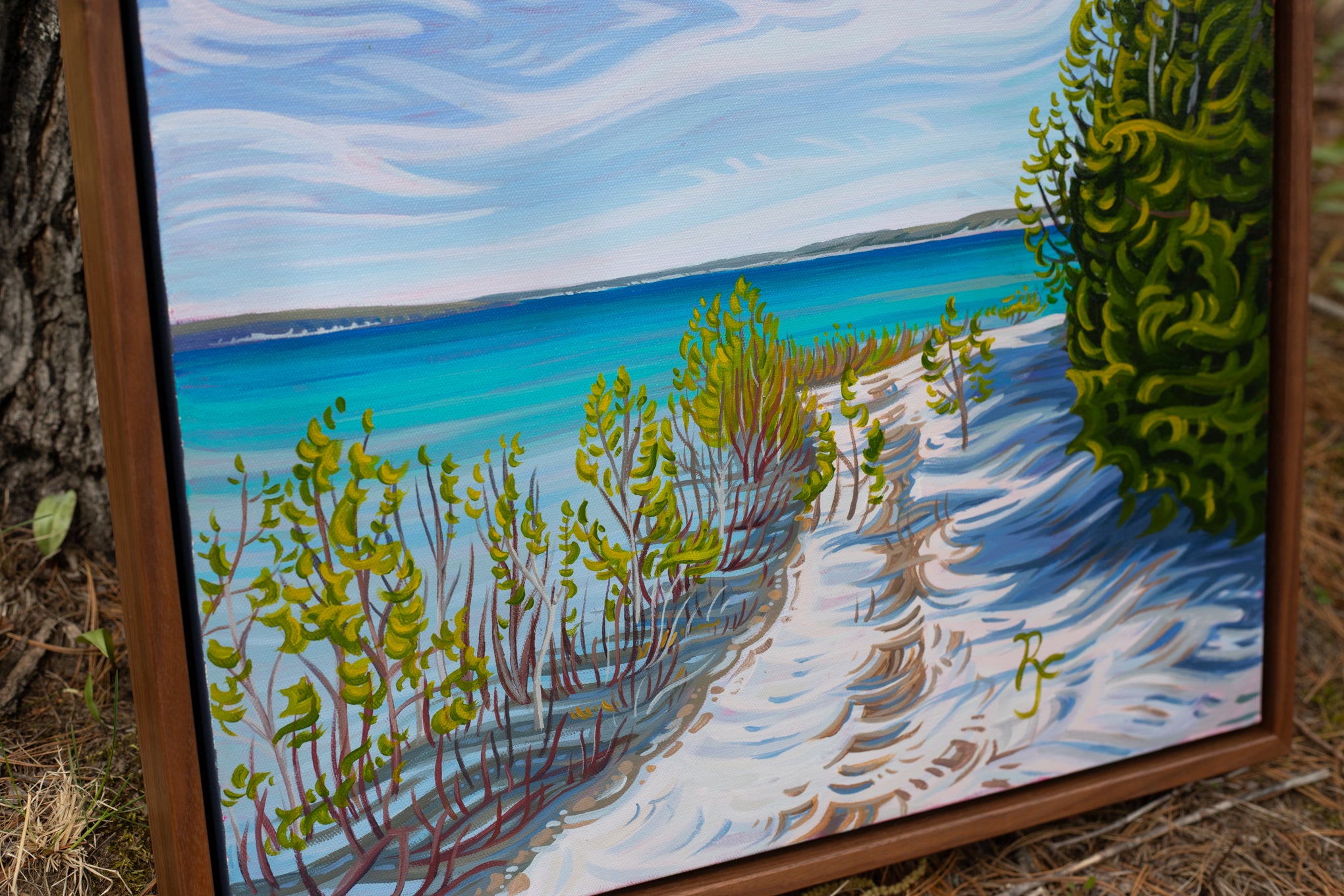 Soft Beaches 16" x 20" Petoskey Beaches