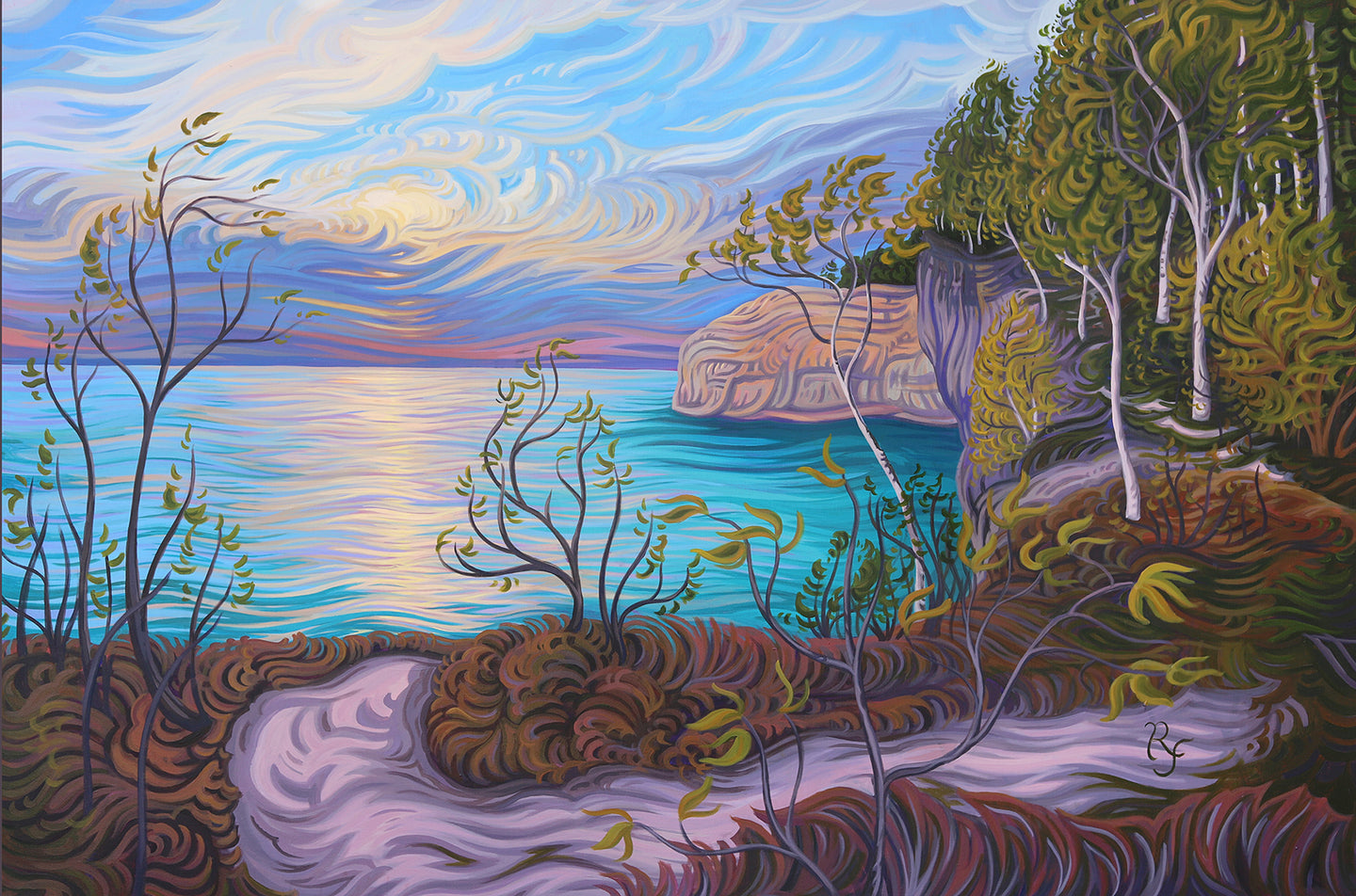 Perfect Creation - ArtPrize Painting - Pictured Rocks