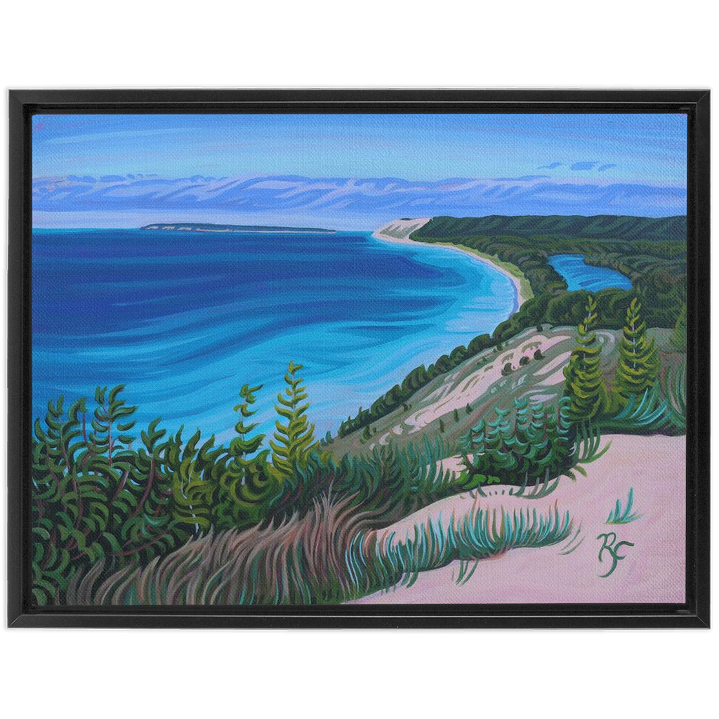 Empire Bluff Framed Canvas Print - Sacred Land