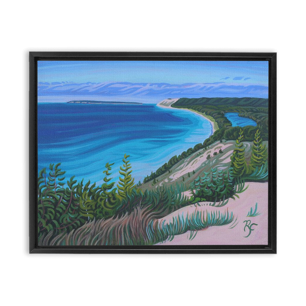 Empire Bluff Framed Canvas Print - Sacred Land