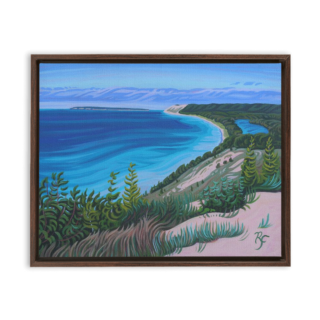 Empire Bluff Framed Canvas Print - Sacred Land