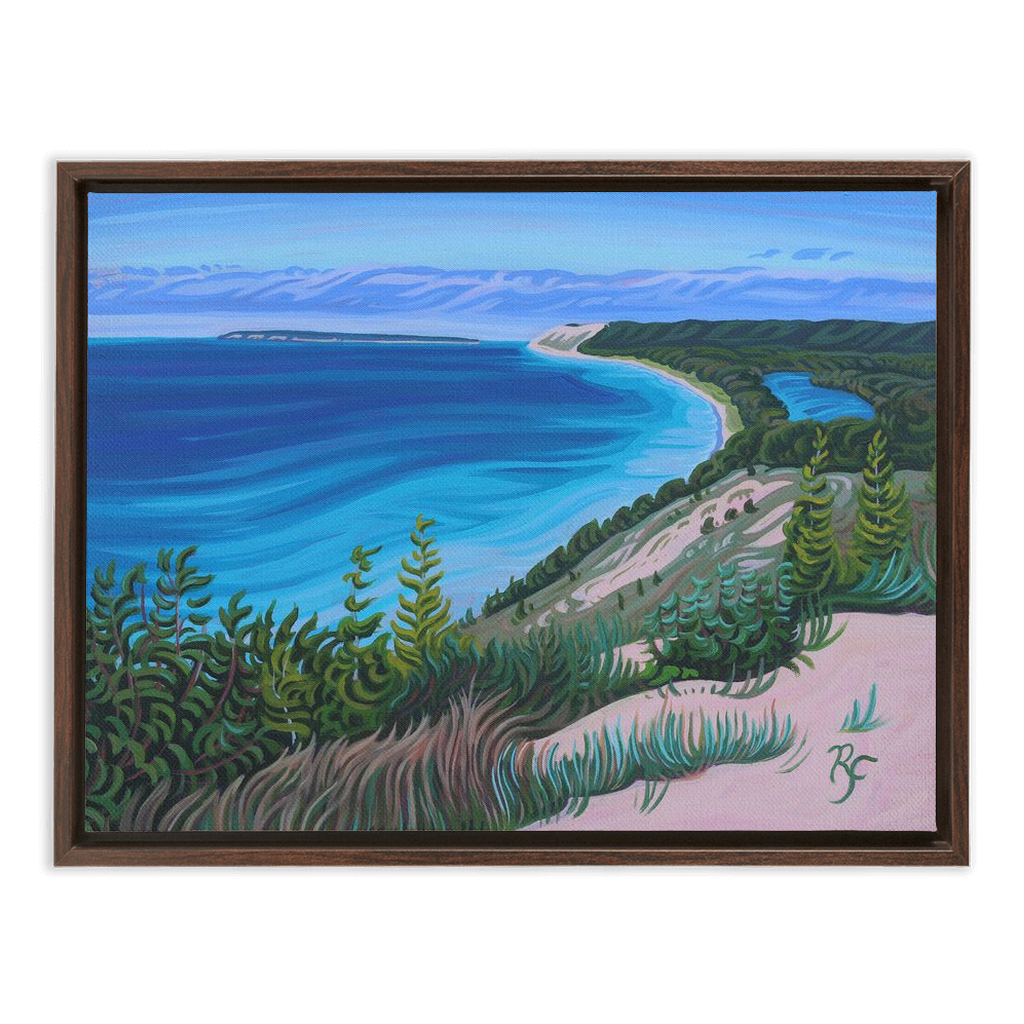 Empire Bluff Framed Canvas Print - Sacred Land