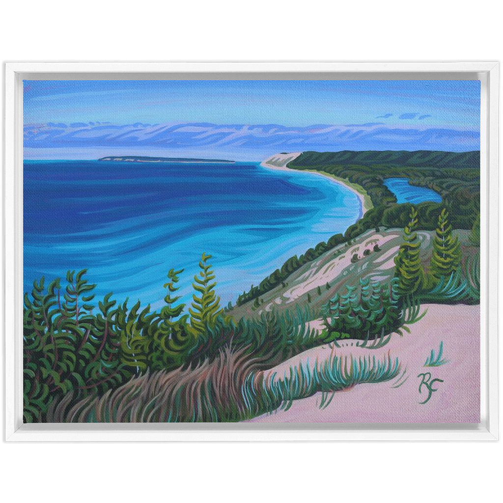 Empire Bluff Framed Canvas Print - Sacred Land