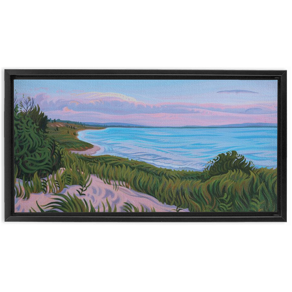 Water's Edge Framed Canvas Print