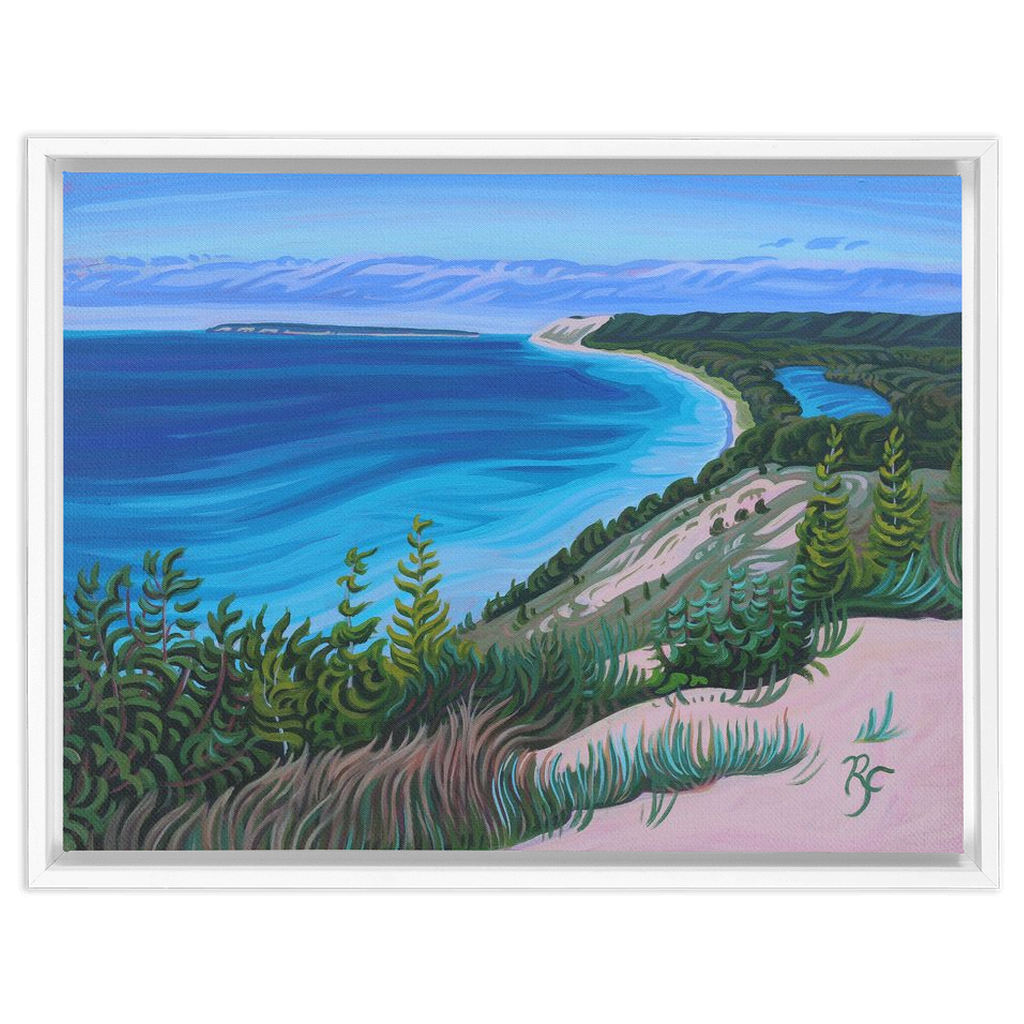 Empire Bluff Framed Canvas Print - Sacred Land