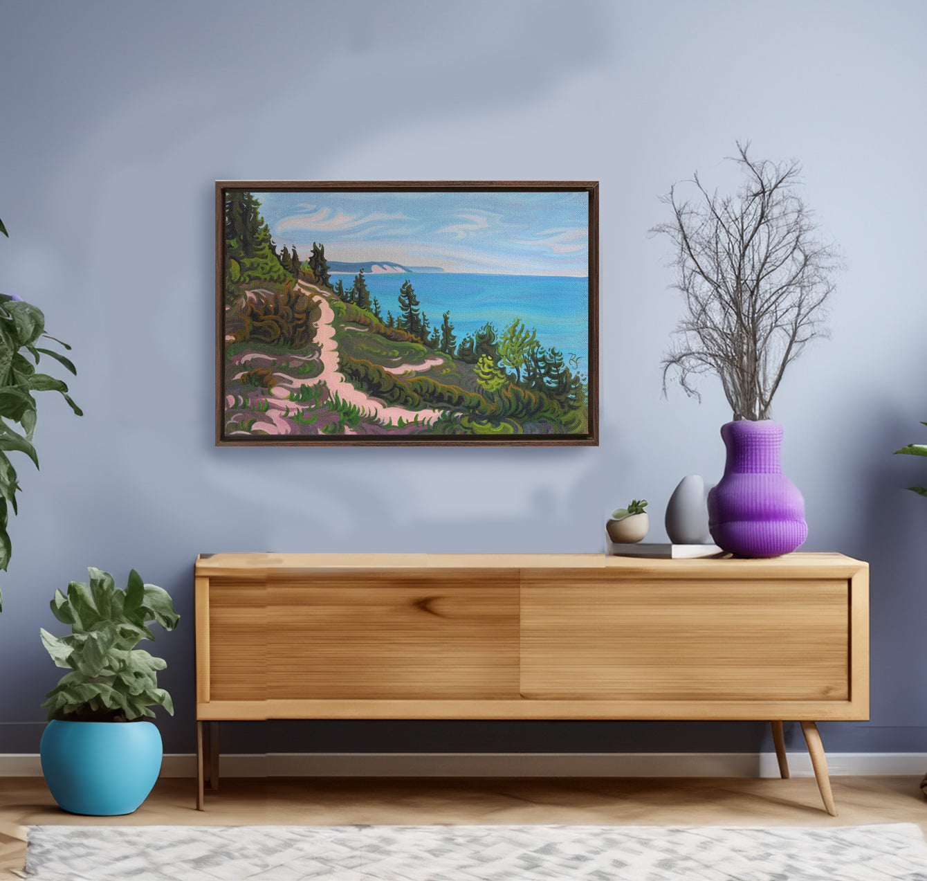 Sleeping Bear Dunes Painting, Arcadia Dunes Framed Canvas Prints - “Future Vision's”