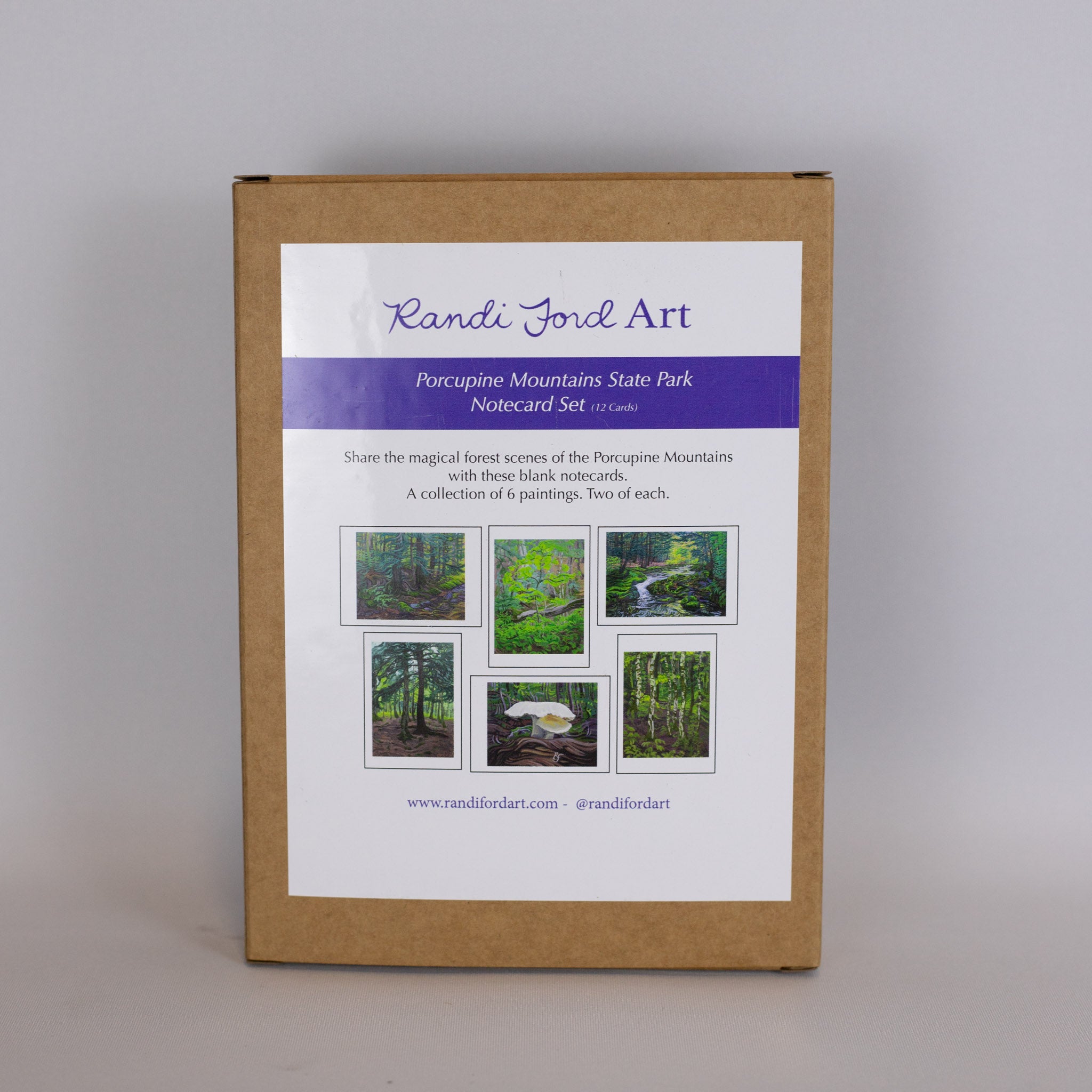 Note Card Set - Forest Scenes