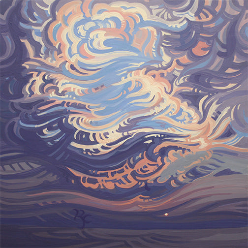 Be Still - Lake Michigan Sunset- Framed Canvas Print – Randi Ford