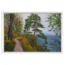 Load image into Gallery viewer, Along the Path - Framed Canvas Print