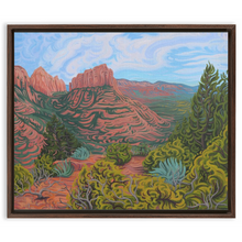 Load image into Gallery viewer, Sedona Energy - Sedona Arizona - Framed Canvas Print